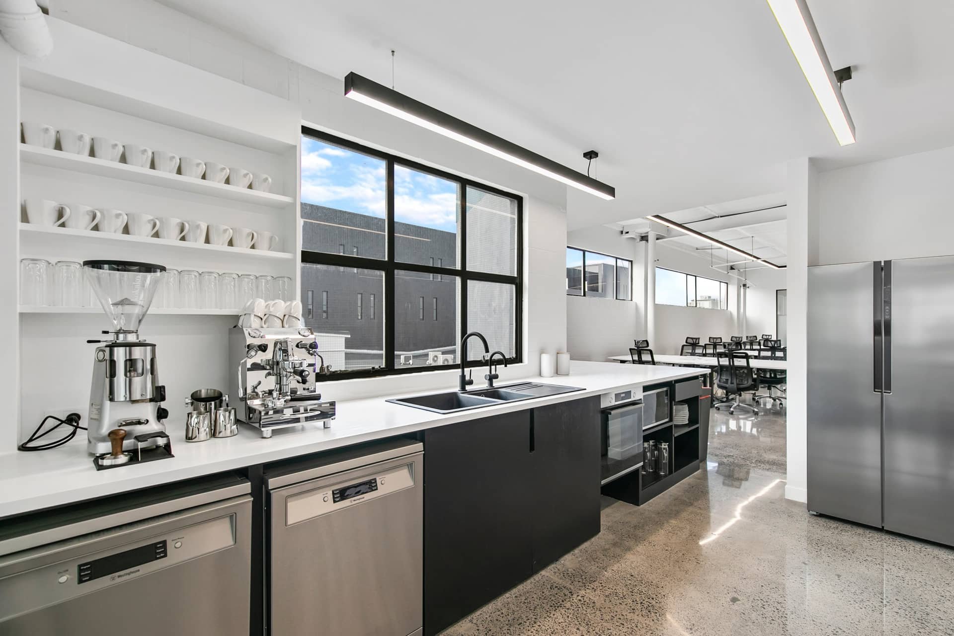 Thinkspace Ponsonby kitchen and break area